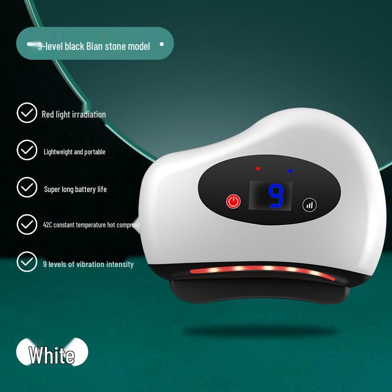 Electric Bian Stone Gua Sha Massager: Face & Body Hot Compress Scraping Tool 9-speed Vibration Heating (Regular Base)
Electric Bian Stone Gua Sha Massager: Face & Body Hot Compress Scraping Tool 9-speed Vibration Heating (Regular Base)