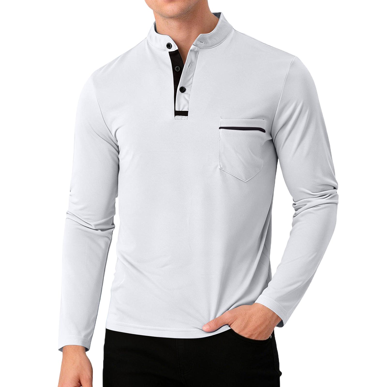 Men s Spring Button-Up Shirt Long Sleeve Pockets Casual Shirt Male XL білий
Men s Spring Button-Up Shirt Long Sleeve Pockets Casual Shirt Male XL білий