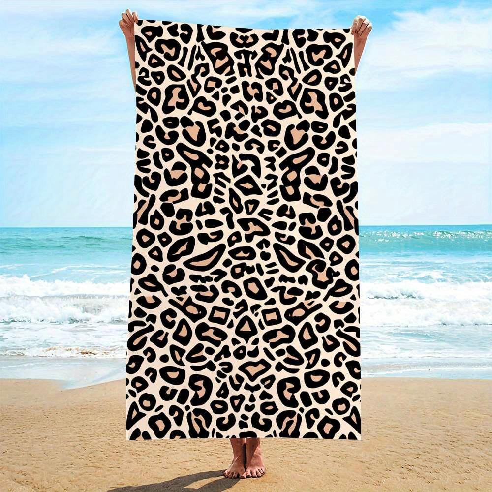 Ultra Absorbent Leopard Design Microfiber Towel, Quick Dry for Beach Camping Travel Swimming W30*H60(CM)
Ultra Absorbent Leopard Design Microfiber Towel, Quick Dry for Beach Camping Travel Swimming W30*H60(CM)