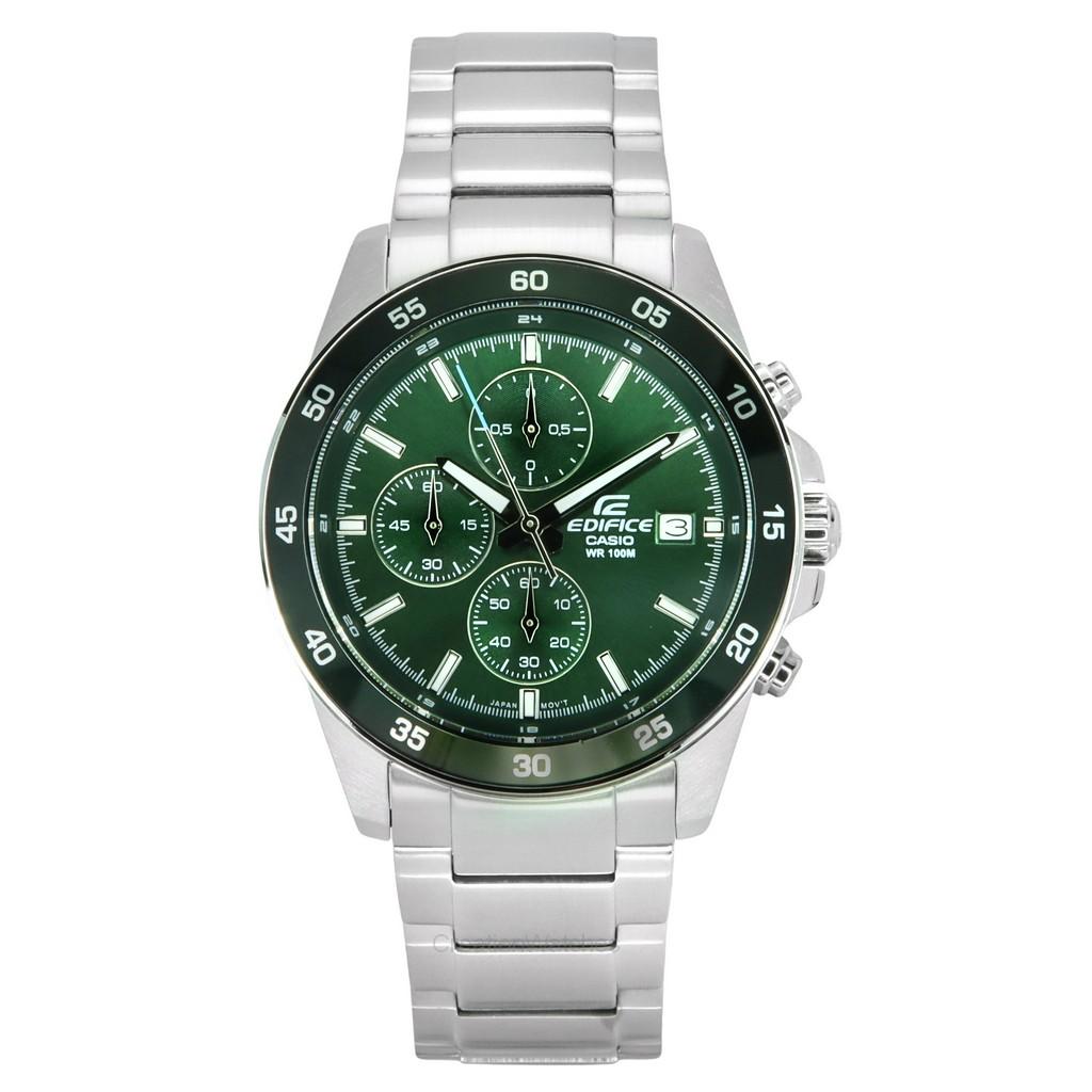 Чоловічий годинник Casio Edifice Analog Standard Chronograph з нержавіючої сталі, кварцовий зелений циферблат EFR-526D-3A 100M зелений
Чоловічий годинник Casio Edifice Analog Standard Chronograph з нержавіючої сталі, кварцовий зелений циферблат EFR-526D-3A 100M зелений