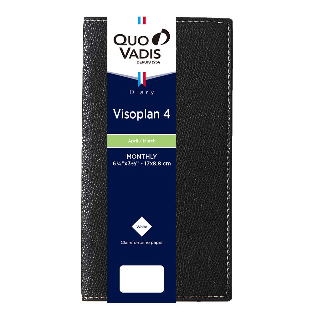 QUOVADIS Diary Biso Plan 4/Club 2026 April Start Monthly Slim 17x8.8cm black qv66502bk
QUOVADIS Diary Biso Plan 4/Club 2026 April Start Monthly Slim 17x8.8cm black qv66502bk