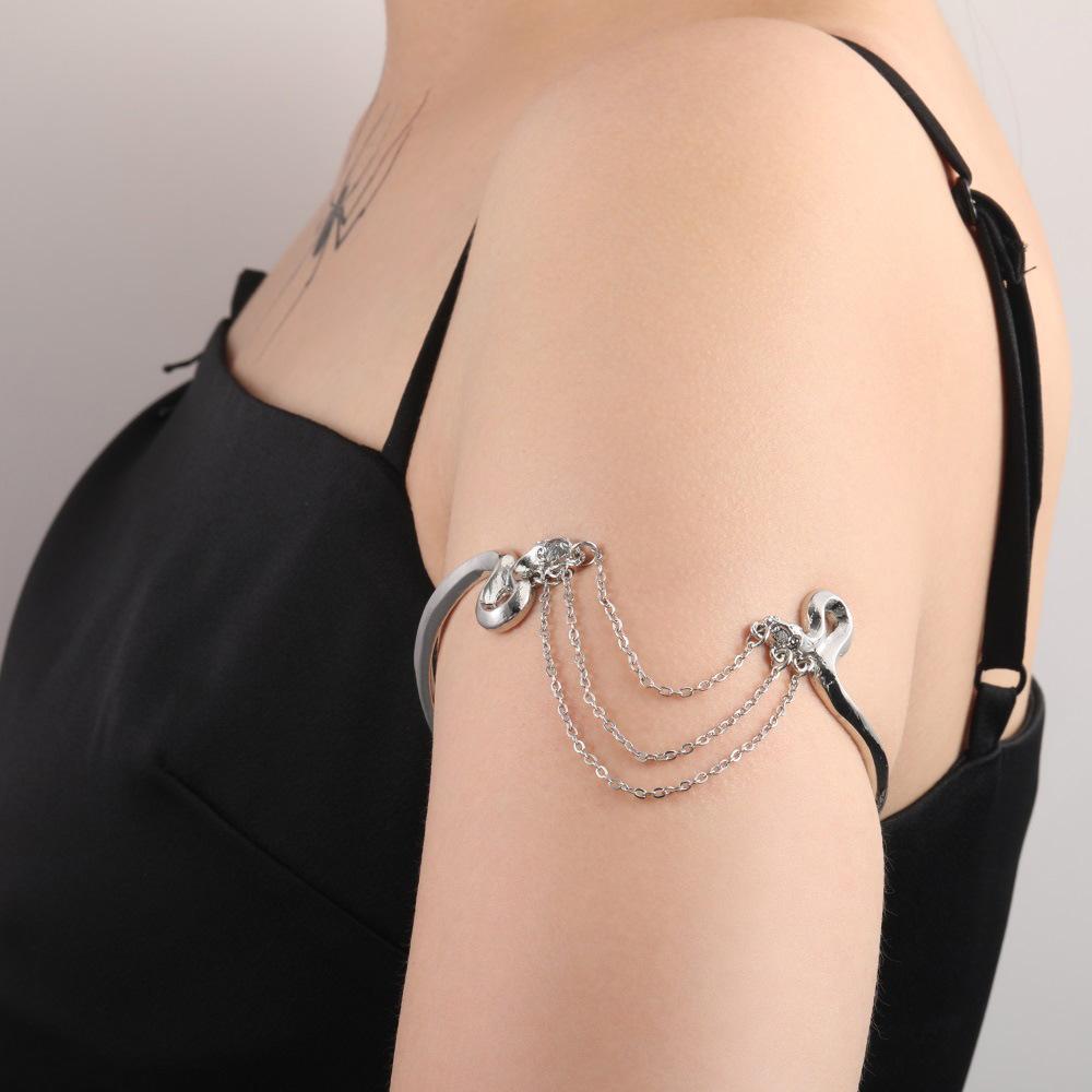 Personalized Arm Ring, Fashionable And Simple Metal Fringed Multi-Layer Chain Arm Ring Jewelry
Personalized Arm Ring, Fashionable And Simple Metal Fringed Multi-Layer Chain Arm Ring Jewelry