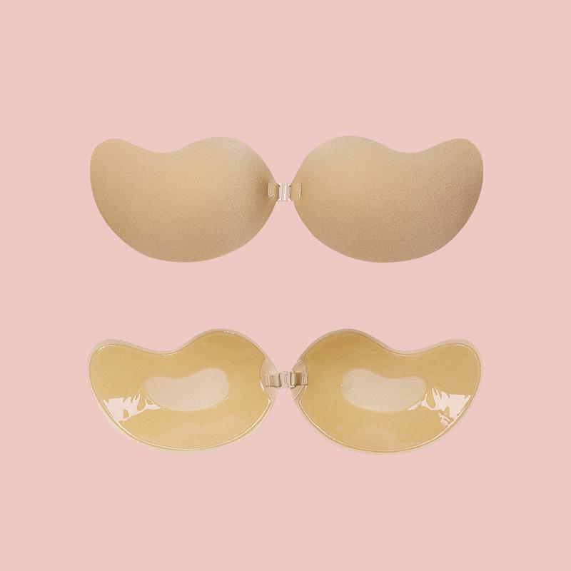 Mango Cup Invisible Wireless Silicone Bra - Breathable, Front Buckle, Ideal for Wedding Dresses and Summer Wear Size B
Mango Cup Invisible Wireless Silicone Bra - Breathable, Front Buckle, Ideal for Wedding Dresses and Summer Wear Size B