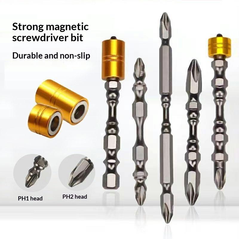 5Pcs Strong Magnetic Screwdriver Bit Set Electronic Screwdriver Bits For Plasterboard Drywall Screw Driver One Size
5Pcs Strong Magnetic Screwdriver Bit Set Electronic Screwdriver Bits For Plasterboard Drywall Screw Driver One Size