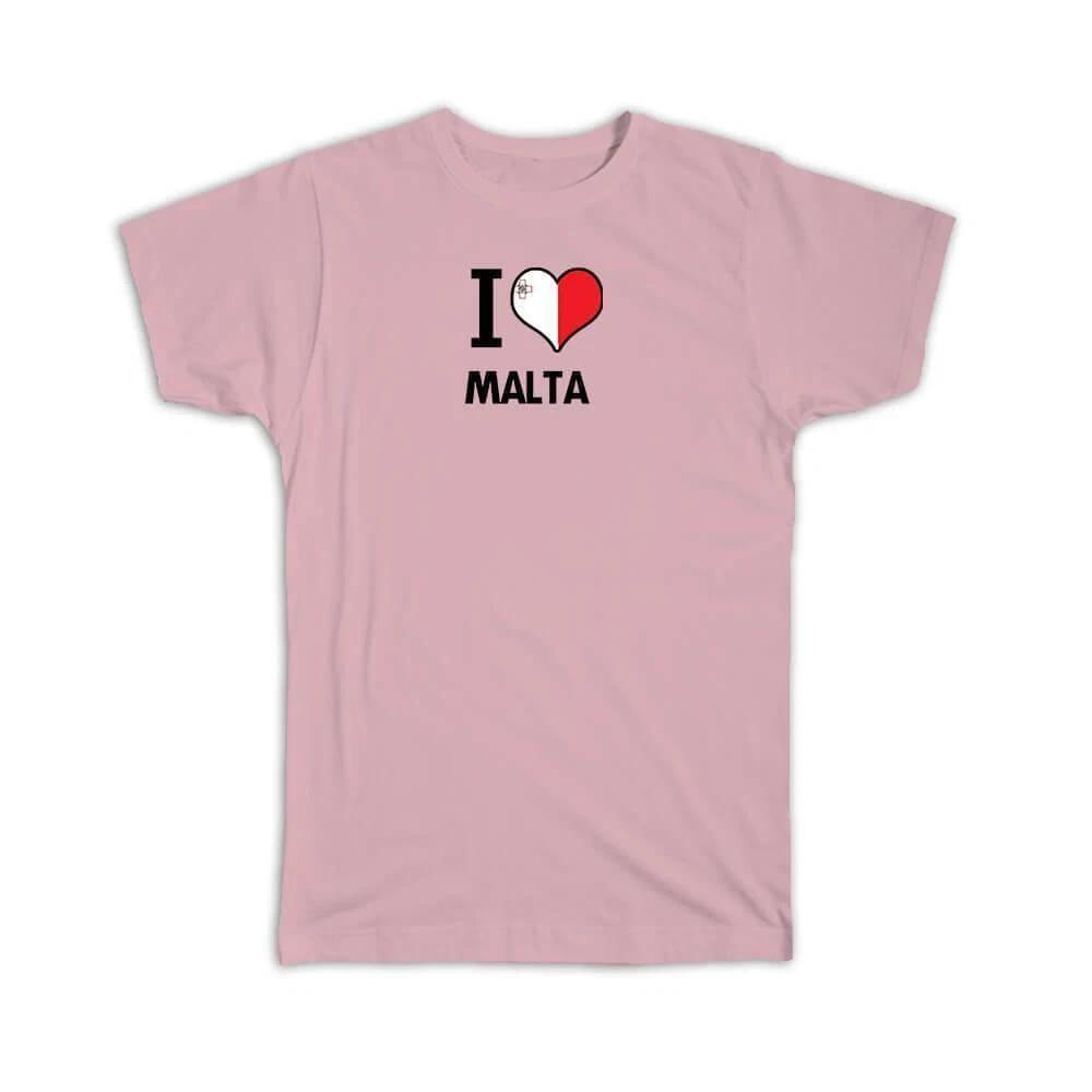 Gift T-Shirt : I Love Malta Flag Heart Country Crest Maltese Expat L
Gift T-Shirt : I Love Malta Flag Heart Country Crest Maltese Expat L