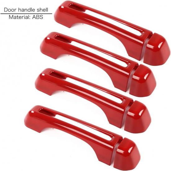 JeCar 5PCS Door Handle Tailgate Handle Cover Trim Kit Compatible with 2018-2025 Jeep Wrangler JL Unlimited 4 Door (Red)
JeCar 5PCS Door Handle Tailgate Handle Cover Trim Kit Compatible with 2018-2025 Jeep Wrangler JL Unlimited 4 Door (Red)