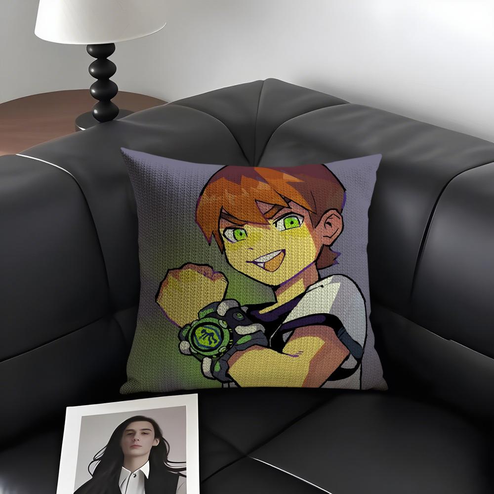 Cartoon BBen 10 Cool Cushion Cover Natural Linen Organic Fabric DoubleSided Printing Sofa Home Decor Gift Pillow Case 30x30cm
Cartoon BBen 10 Cool Cushion Cover Natural Linen Organic Fabric DoubleSided Printing Sofa Home Decor Gift Pillow Case 30x30cm