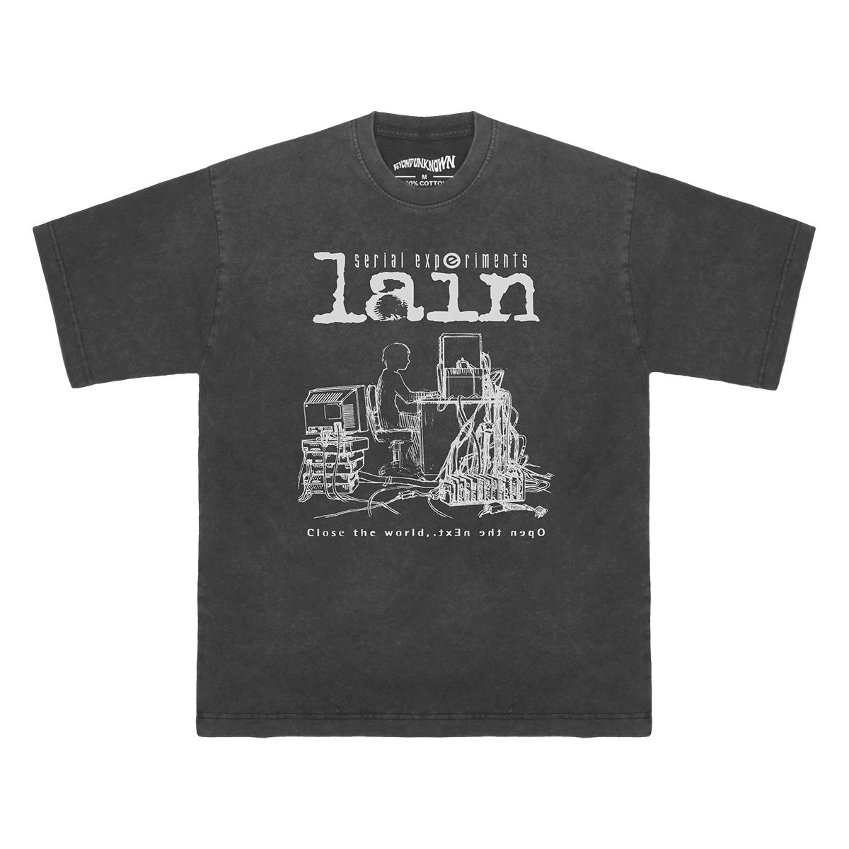 Serial Experiments Lain TShirt Anime Haibane renmei Washed Cyberpunk Cotton Short Sleeves Clothing Mens Unisex Printed Shirt S
Serial Experiments Lain TShirt Anime Haibane renmei Washed Cyberpunk Cotton Short Sleeves Clothing Mens Unisex Printed Shirt S