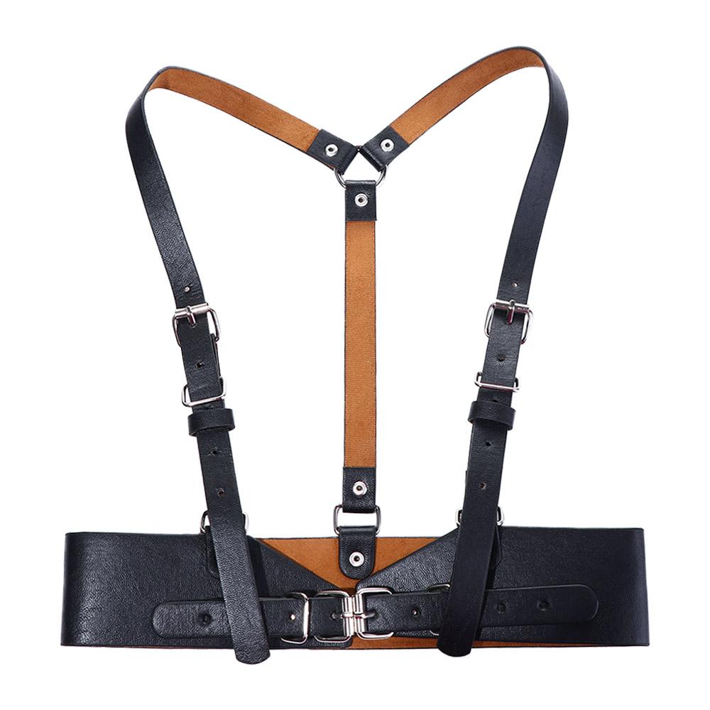 BEPAN Punk Body Bondage Corset Bandage Skirt Decorations Wide Waistband Elastic Waist Strap Suspender Belts PU Leather Cummerbund 70cm чорний
BEPAN Punk Body Bondage Corset Bandage Skirt Decorations Wide Waistband Elastic Waist Strap Suspender Belts PU Leather Cummerbund 70cm чорний