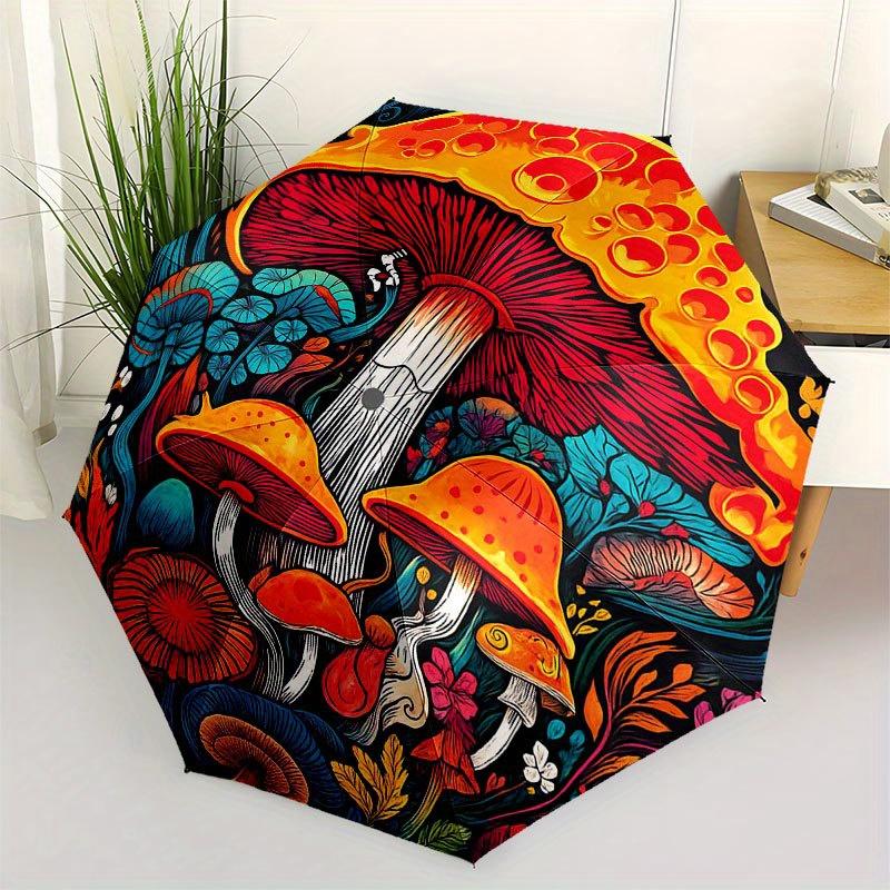 Psychedelic Mushroom Garden Wall Art Print Umbrella, Cute Umbrella with Cute Design, Portable 3-Fold Compact Umbrella for Men & Women, Valentine s Day
Psychedelic Mushroom Garden Wall Art Print Umbrella, Cute Umbrella with Cute Design, Portable 3-Fold Compact Umbrella for Men & Women, Valentine s Day
