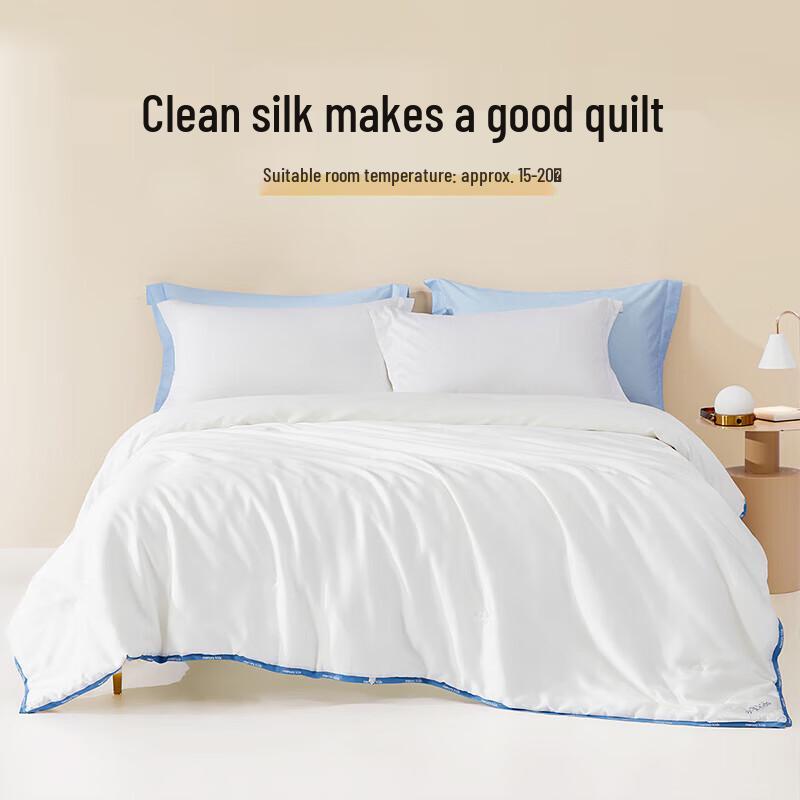 Mercury Home Textiles 100% Mulberry Silk Quilt with Tencel Cover
Mercury Home Textiles 100% Mulberry Silk Quilt with Tencel Cover