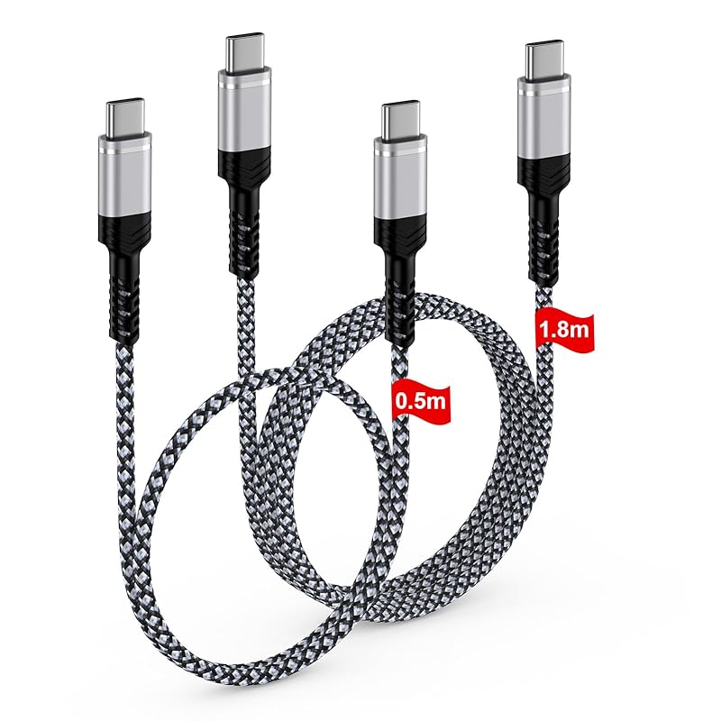 Кабель Viviber type c короткий 50 см и длинный 1,8 м type c-usb c набор из 2 PD60W быстрая зарядка подлинный Удобно носить с собой type-c iphone15 iPhone16 typesee
Кабель Viviber type c короткий 50 см и длинный 1,8 м type c-usb c набор из 2 PD60W быстрая зарядка подлинный Удобно носить с собой type-c iphone15 iPhone16 typesee