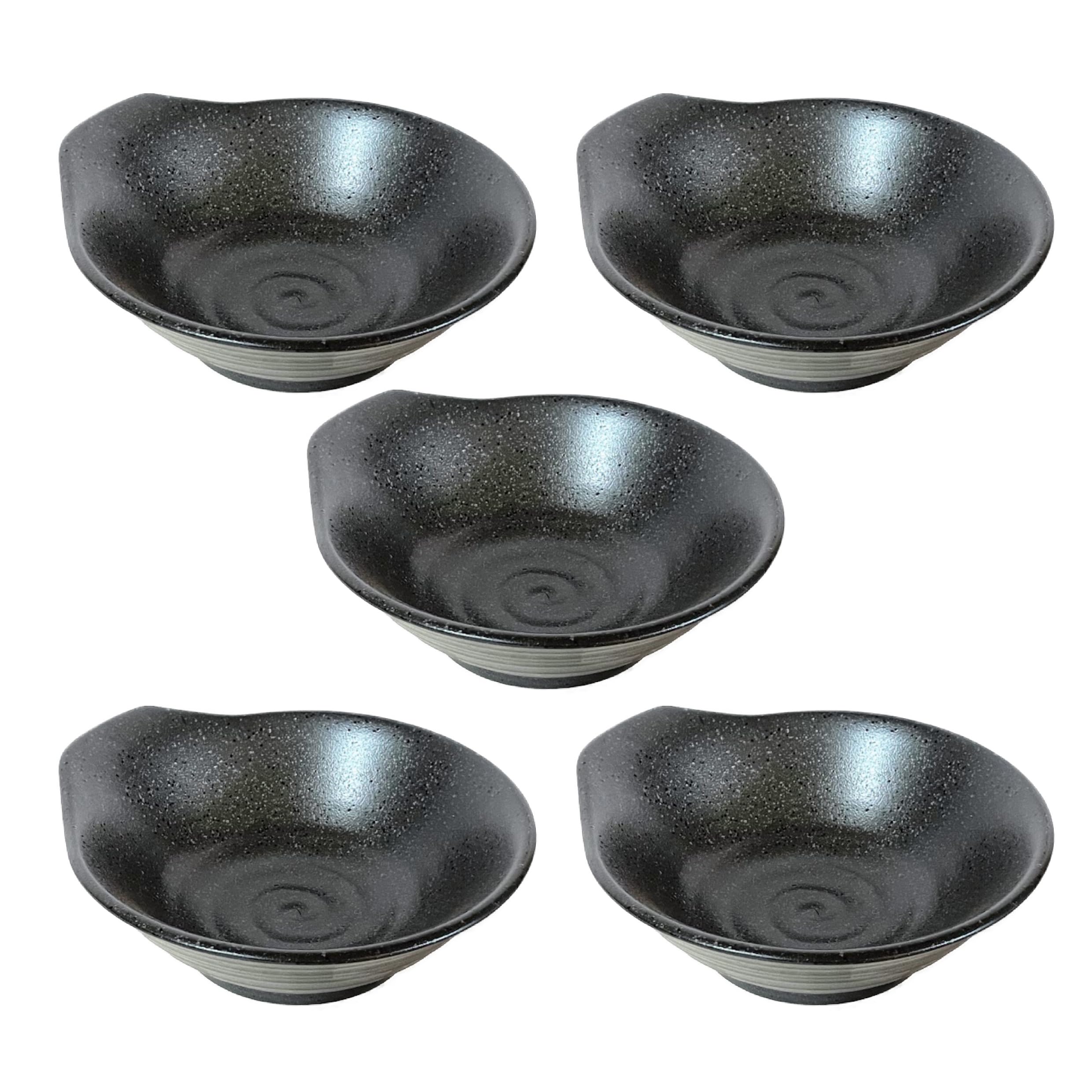 Yamaki Pottery Tonsui Length x Width x Height 5cm Small Bowl Set Mino Ware Microwave Dishwasher Safe Made in Japan 5 13.5 12.5 (Black Pieces)
Yamaki Pottery Tonsui Length x Width x Height 5cm Small Bowl Set Mino Ware Microwave Dishwasher Safe Made in Japan 5 13.5 12.5 (Black Pieces)
