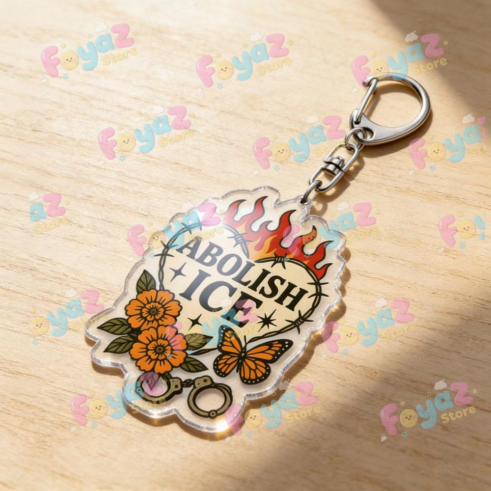 Abolish Ice Keychain Accessories Bag Anime Keyrings Jewelry Little Devil Fans Gifts
Abolish Ice Keychain Accessories Bag Anime Keyrings Jewelry Little Devil Fans Gifts