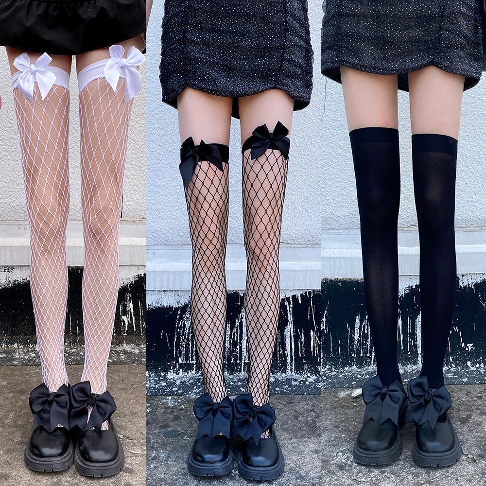 3 пары носков в сеточку выше колена с бантом JK Lolita Three pairs of sets; One Size
3 пары носков в сеточку выше колена с бантом JK Lolita Three pairs of sets; One Size