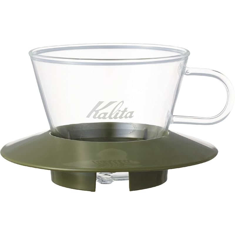 Kalita Kalita Enjoy the extraction process coffee dripper wave series For 1-2 people glass dripper Made of heat-resistant glass army green WDG-155
Kalita Kalita Enjoy the extraction process coffee dripper wave series For 1-2 people glass dripper Made of heat-resistant glass army green WDG-155