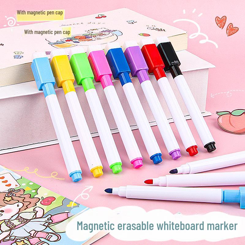 Children s Magnetic Whiteboard Markers - 8-Color Set, Large Capacity, Water-Based, Erasable Drawing Pens
Children s Magnetic Whiteboard Markers - 8-Color Set, Large Capacity, Water-Based, Erasable Drawing Pens