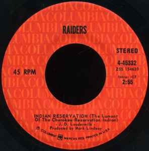 7-дюймовая пластинка RAIDERS - Индейская резервация / Terry s Tune 445332 Columbia 1971 США Рок Б/У
7-дюймовая пластинка RAIDERS - Индейская резервация / Terry s Tune 445332 Columbia 1971 США Рок Б/У