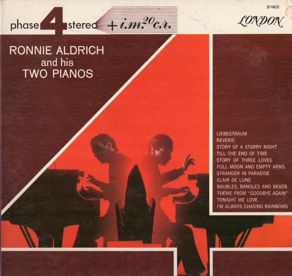 LP Record RONNIE ALDRICH - Ronnie Aldrich And His Two Pianos SP44018 LONDON 1962 US New Age & Easy Listening Used
LP Record RONNIE ALDRICH - Ronnie Aldrich And His Two Pianos SP44018 LONDON 1962 US New Age & Easy Listening Used