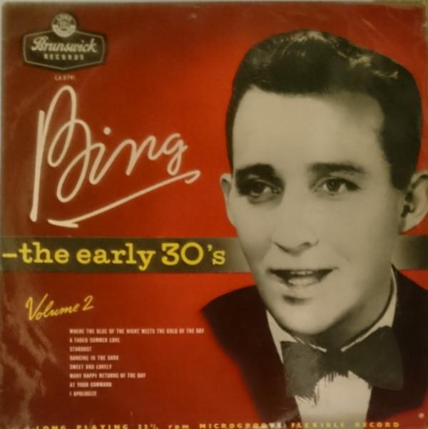 10inch Record BING CROSBY Bing The Early 30s Vol. 2 LA8741 Brunswick UK Jazz Used
10inch Record BING CROSBY Bing The Early 30s Vol. 2 LA8741 Brunswick UK Jazz Used