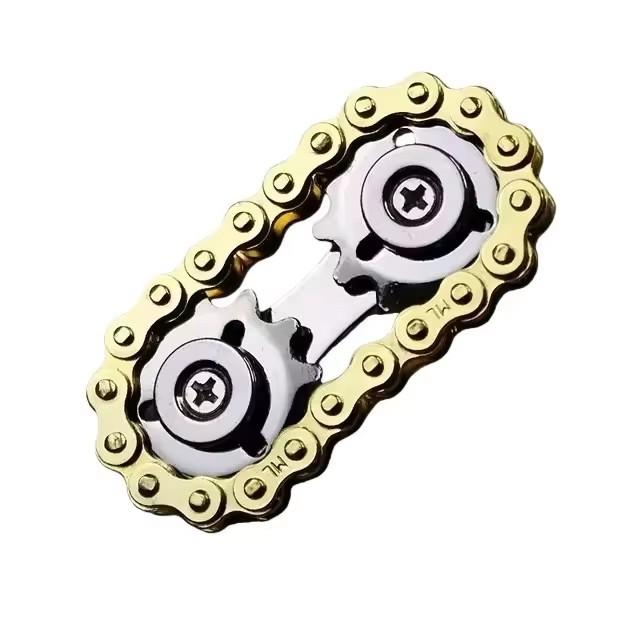 Metal Bike Chains Fidget Spinner Gyro Toy Stress Relief Focus Aid DIY for Anxiety EDC Pocket Sprocket Flywheel for Adults & Kids
Metal Bike Chains Fidget Spinner Gyro Toy Stress Relief Focus Aid DIY for Anxiety EDC Pocket Sprocket Flywheel for Adults & Kids