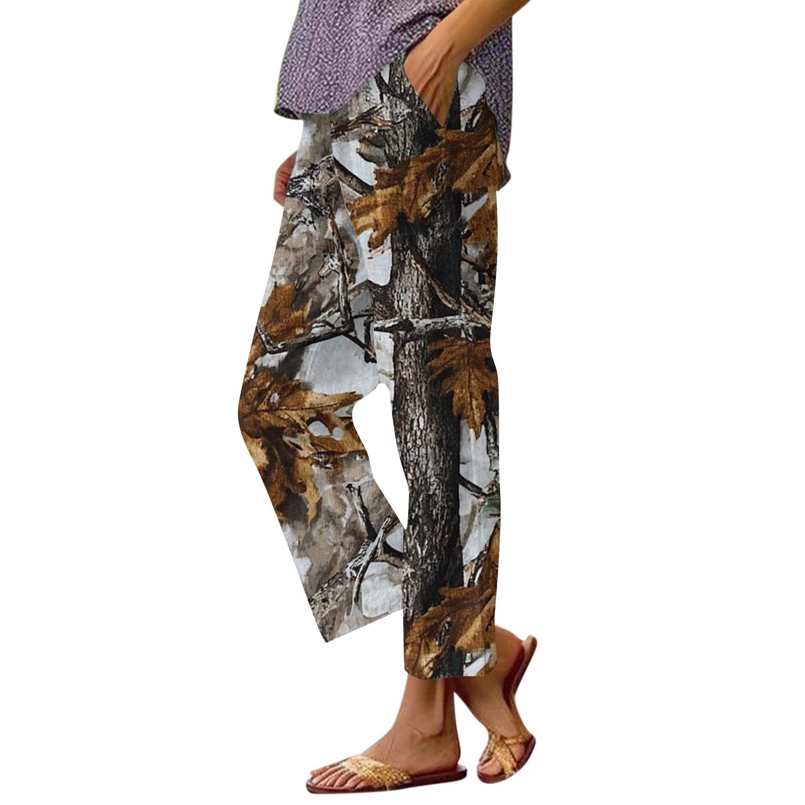 Women s fashion printed pocket elastic waist casual pants XL верблюд
Women s fashion printed pocket elastic waist casual pants XL верблюд