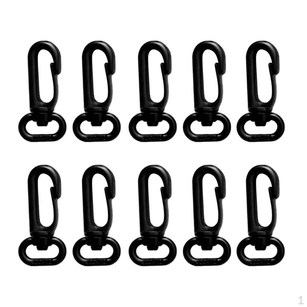 10 Pieces Plastic Swivel Snap Hook Clip for Scuba Diving Dive 12mm Webbing Lanyard
10 Pieces Plastic Swivel Snap Hook Clip for Scuba Diving Dive 12mm Webbing Lanyard