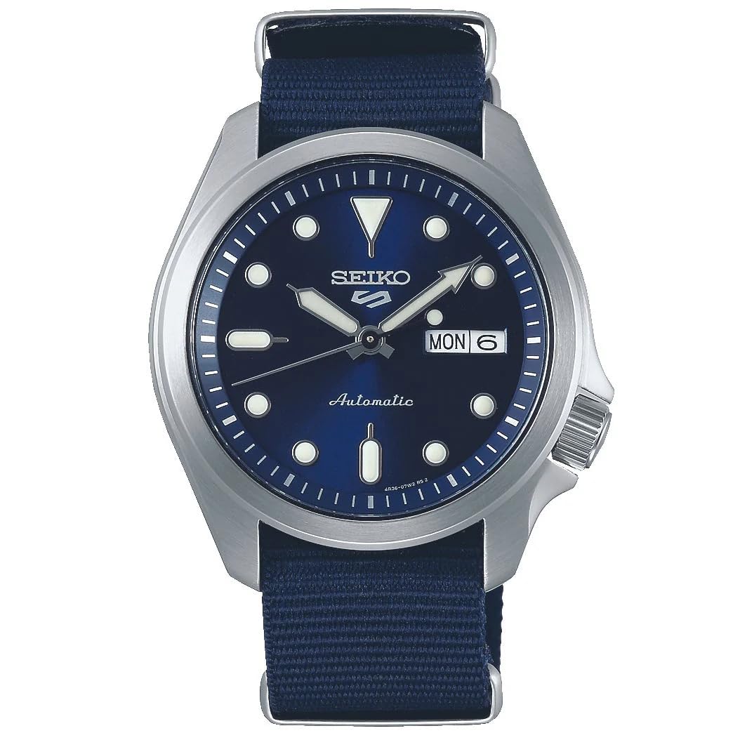 Seiko Men Analogue Automatic Watch with Nylon Strap SRPE63K1, Silver, One Size, Strap.
Seiko Men Analogue Automatic Watch with Nylon Strap SRPE63K1, Silver, One Size, Strap.