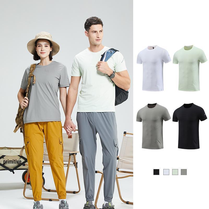 Men s Quick-Dry Ice Silk Stretch T-Shirt: Round Neck, Breathable, Short Sleeve, Sun-Protective, Summer Fitness Running Top. 2XL
Men s Quick-Dry Ice Silk Stretch T-Shirt: Round Neck, Breathable, Short Sleeve, Sun-Protective, Summer Fitness Running Top. 2XL