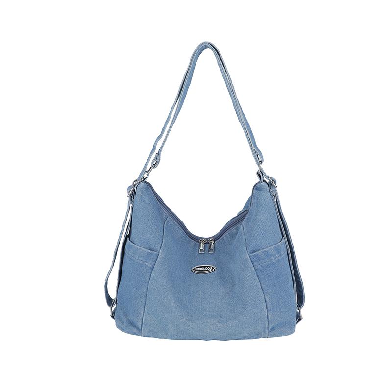 Джинсовая сумка женская большая вместительная на плечо кроссбоди светло-синий
Джинсовая сумка женская большая вместительная на плечо кроссбоди светло-синий