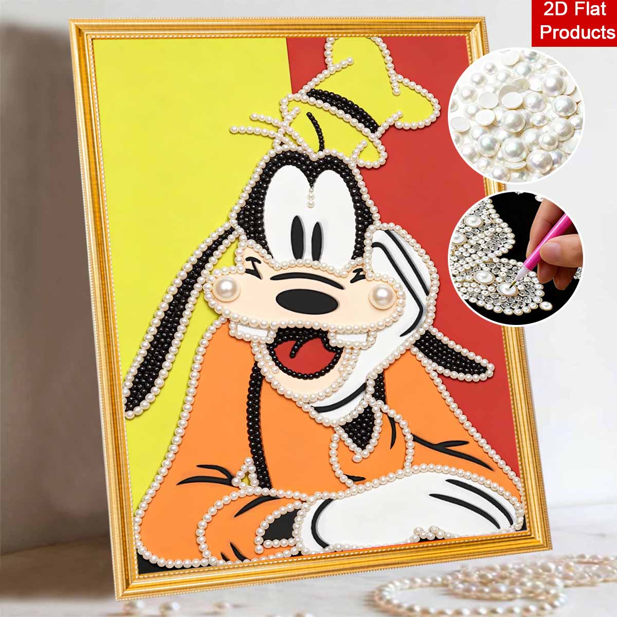 Disney Pearl Art Painting Goofy Home Wall Decor Pearl Gemstone Picture Crafts Adult/Beginner Gift Creative Home Decor Unframed 30x40
Disney Pearl Art Painting Goofy Home Wall Decor Pearl Gemstone Picture Crafts Adult/Beginner Gift Creative Home Decor Unframed 30x40