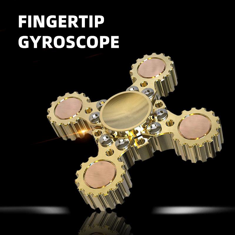 SCIONE Fingertip Gyro Four-gear Linkage Turbine Pure Copper Finger Gyro Gear Steam Turbine Detachable Gyro Decompression Artifact золотий
SCIONE Fingertip Gyro Four-gear Linkage Turbine Pure Copper Finger Gyro Gear Steam Turbine Detachable Gyro Decompression Artifact золотий