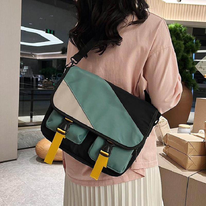 fashion Waterproof Nylon Messenger Bags for Women Canvas Handbags Shoulder Crossbody Bag Large Capacity Casual Students School Bags
fashion Waterproof Nylon Messenger Bags for Women Canvas Handbags Shoulder Crossbody Bag Large Capacity Casual Students School Bags