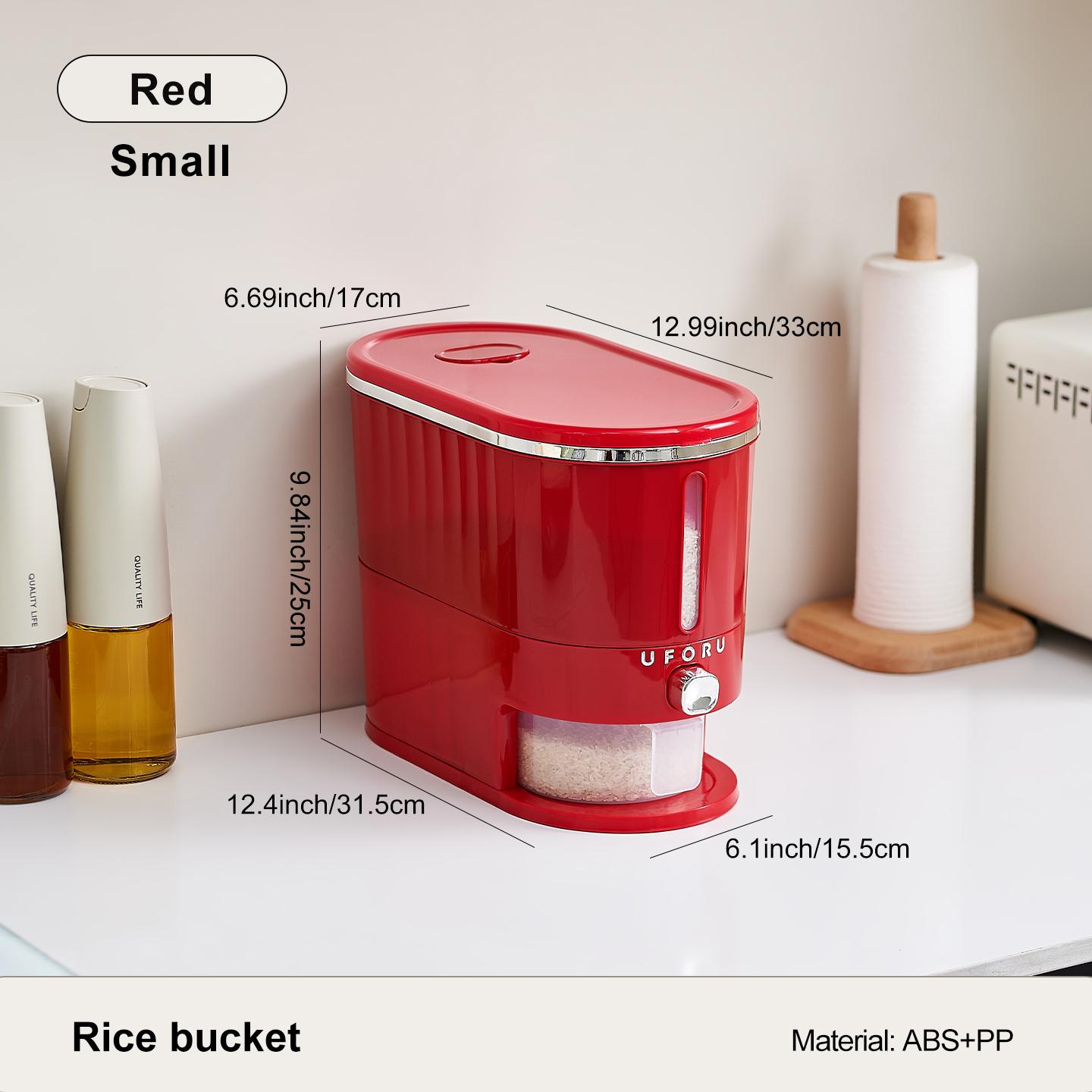 UFORU High appearance quality quantitative rice bucket Automatic rice bucket dispensing through the viewing window
UFORU High appearance quality quantitative rice bucket Automatic rice bucket dispensing through the viewing window