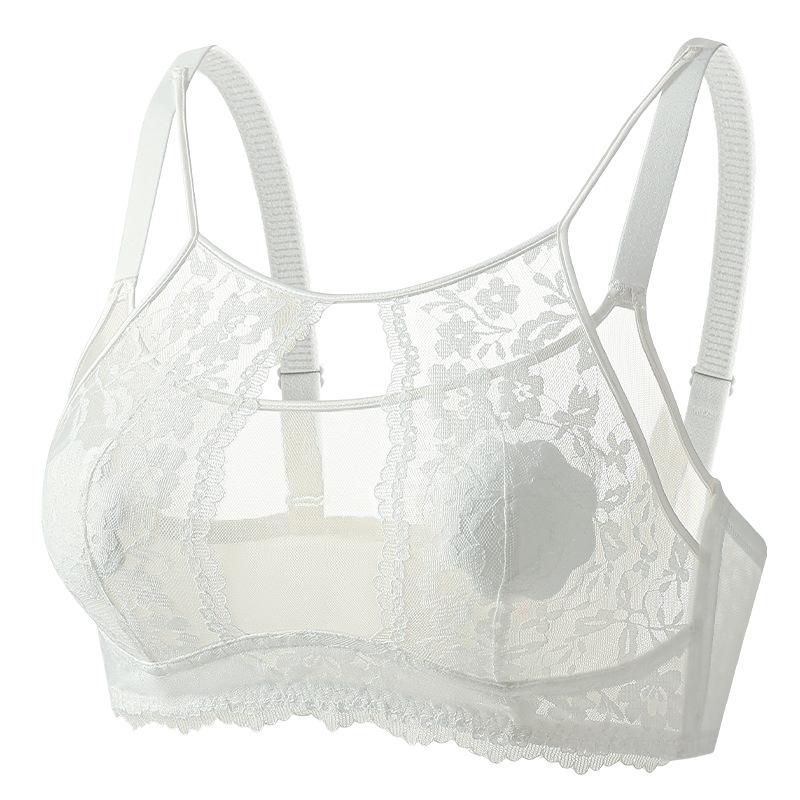 White Lace Bralette with Cutout Design and Adjustable Wide Straps M білий
White Lace Bralette with Cutout Design and Adjustable Wide Straps M білий