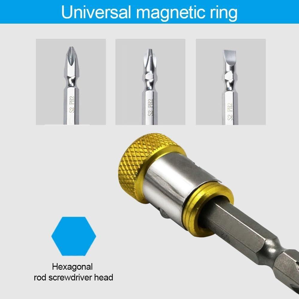 Household Tool Screwdriver Head Ring Removable Bit Magnetizer Ring Upgrade Screw Magnetizer
Household Tool Screwdriver Head Ring Removable Bit Magnetizer Ring Upgrade Screw Magnetizer