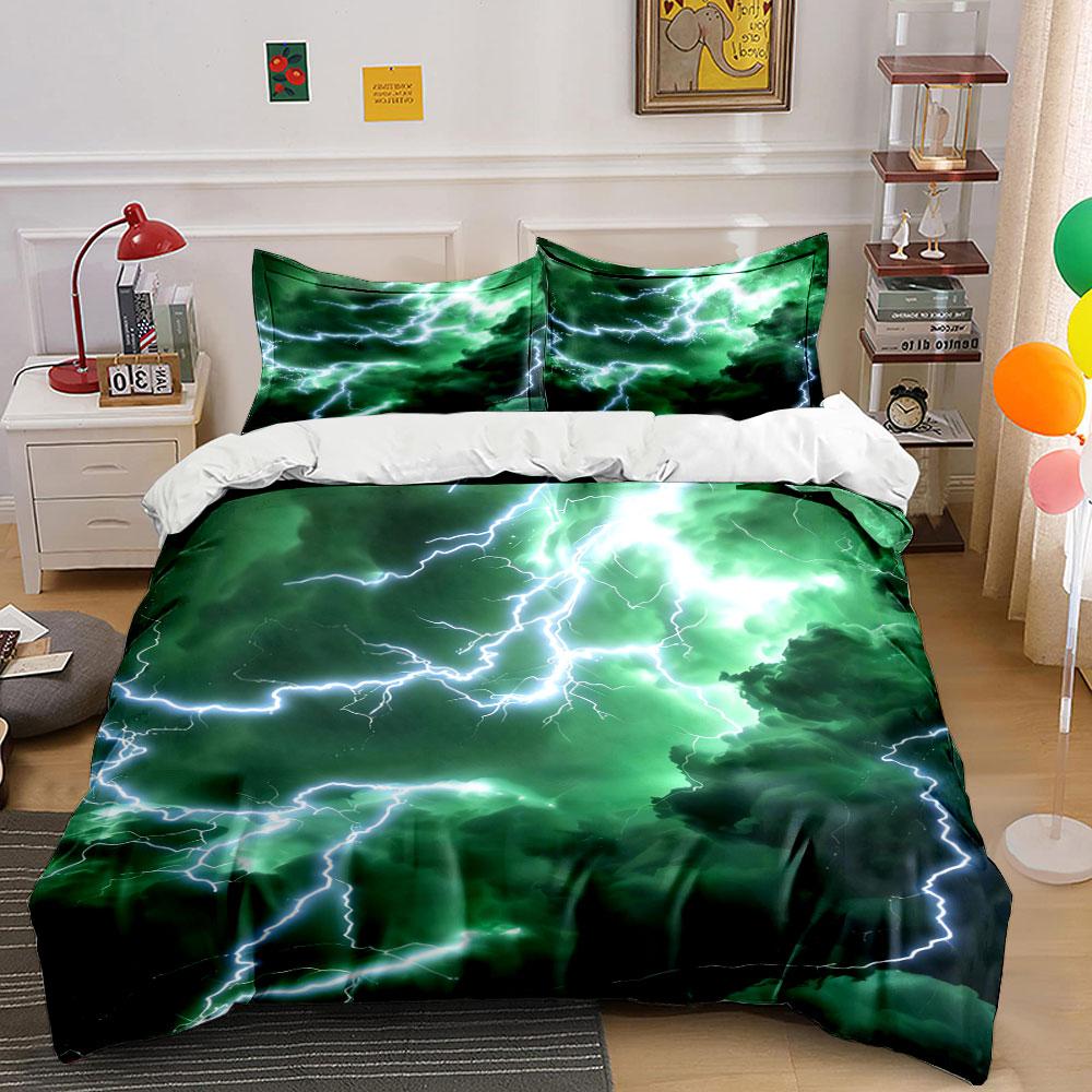 Green clouds and lightning. Bedding sets Duvet cover sets Duvet covers Pillowcases(1 * Duvet Cover 2 * Pillowcases without duvet insert) 135x200cm
Green clouds and lightning. Bedding sets Duvet cover sets Duvet covers Pillowcases(1 * Duvet Cover 2 * Pillowcases without duvet insert) 135x200cm
