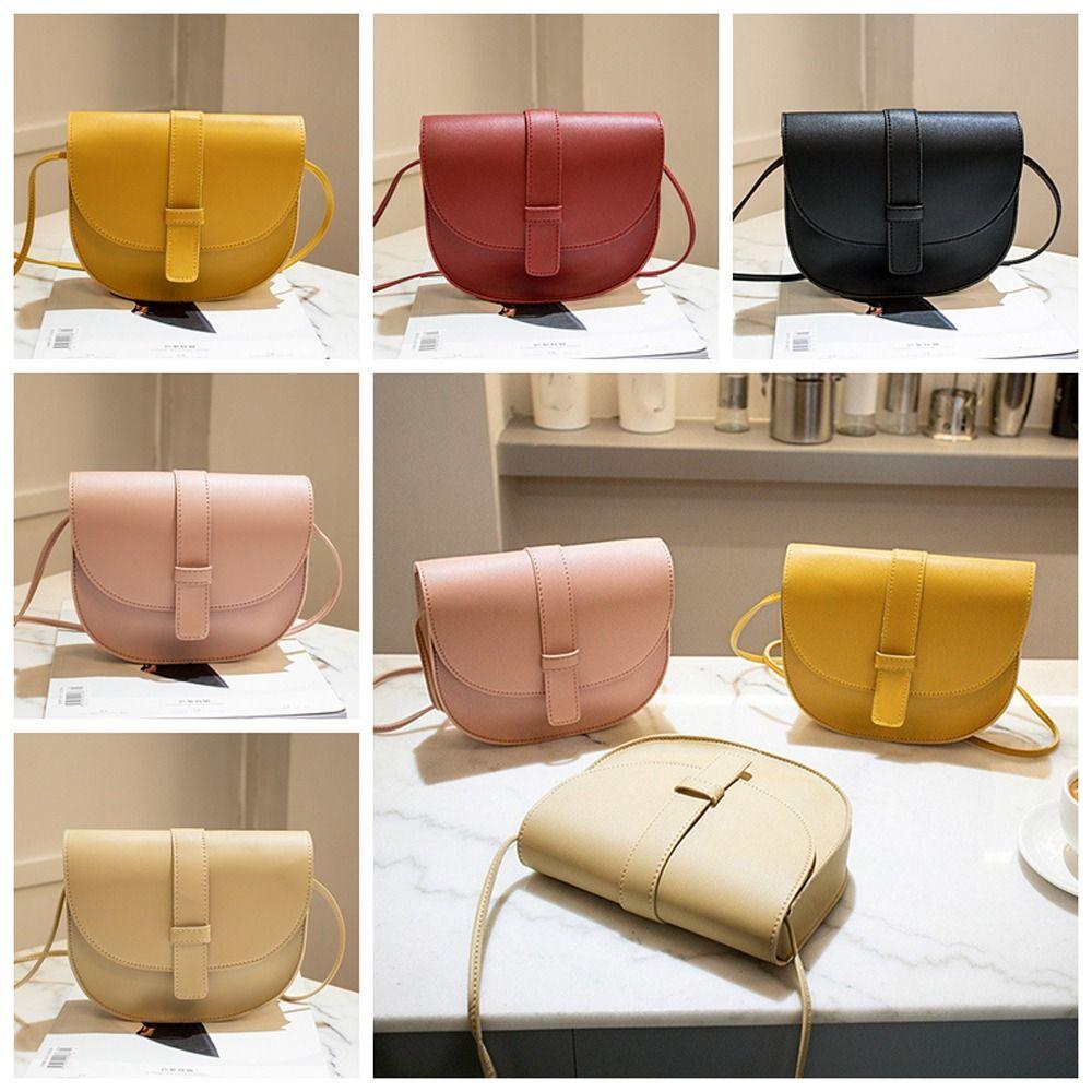 Large Capacity Leather Saddle Bag Solid Color PU Crossbody Bag Vintage Shell Shoulder Bag Female
Large Capacity Leather Saddle Bag Solid Color PU Crossbody Bag Vintage Shell Shoulder Bag Female