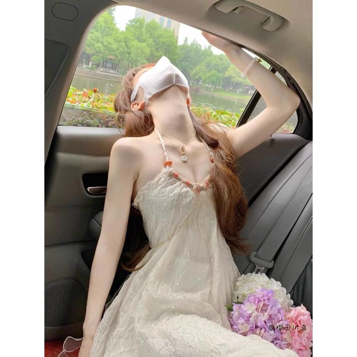 Elegant Pure-Style Halter Chiffon Dress: Women s 2024 French Backless A-line Skirt XL абрикосовый
Elegant Pure-Style Halter Chiffon Dress: Women s 2024 French Backless A-line Skirt XL абрикосовый