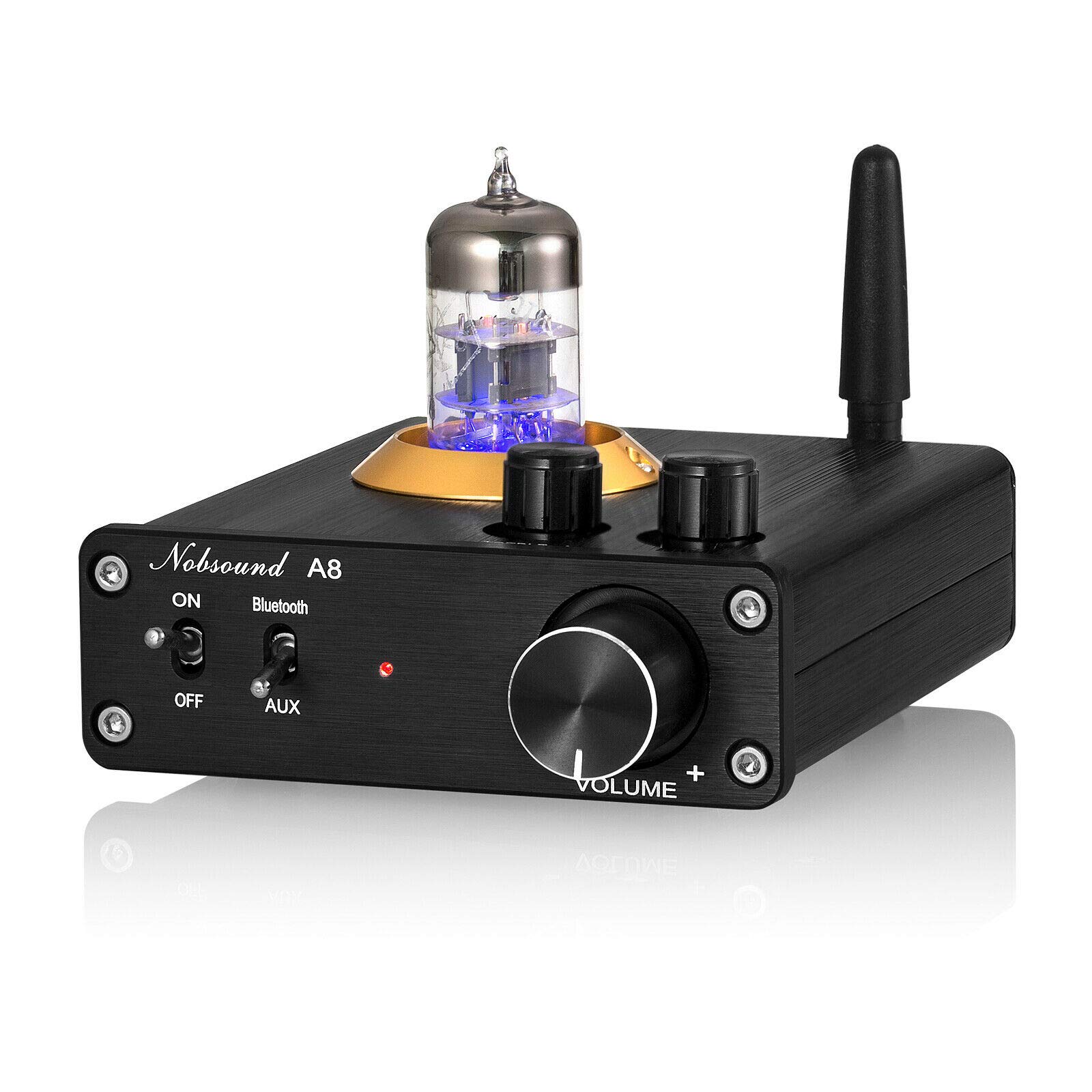 Nobsound A8 6N3 Mini Vacuum Tube Amplifier Bluetooth Receiver Headphone Amplifier Stereo Audio Amplifier 5.0
Nobsound A8 6N3 Mini Vacuum Tube Amplifier Bluetooth Receiver Headphone Amplifier Stereo Audio Amplifier 5.0