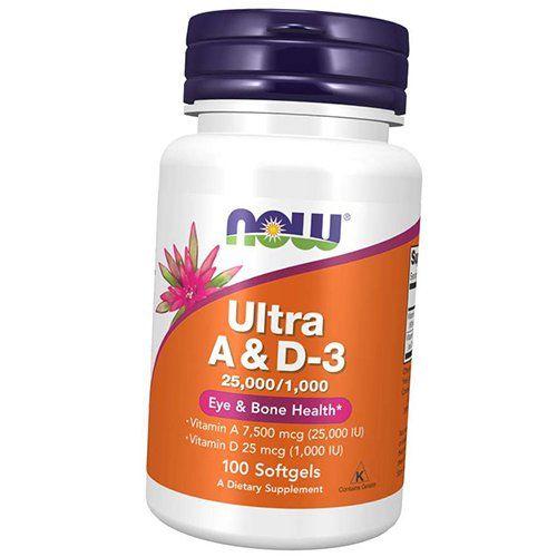 Вітамін А та Д3, Ultra A&D3, Now Foods 100гелкапс (36128189) 100softgels
Вітамін А та Д3, Ultra A&D3, Now Foods 100гелкапс (36128189) 100softgels