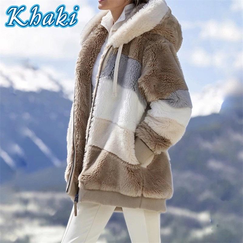 Европейская и американская теплая плюшевая куртка-пэчворк с капюшоном и карманами на молнии для женщин, осень/зима 2025 S
Европейская и американская теплая плюшевая куртка-пэчворк с капюшоном и карманами на молнии для женщин, осень/зима 2025 S