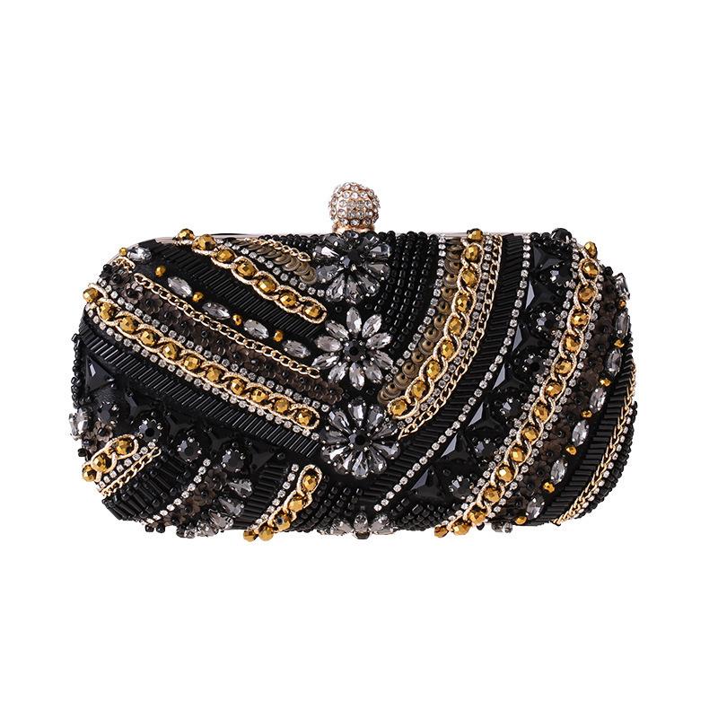 High Quality Beaded Bag Shape Wedding Dinner Party Ladies Beaded Embroidery Evening Bag
High Quality Beaded Bag Shape Wedding Dinner Party Ladies Beaded Embroidery Evening Bag
