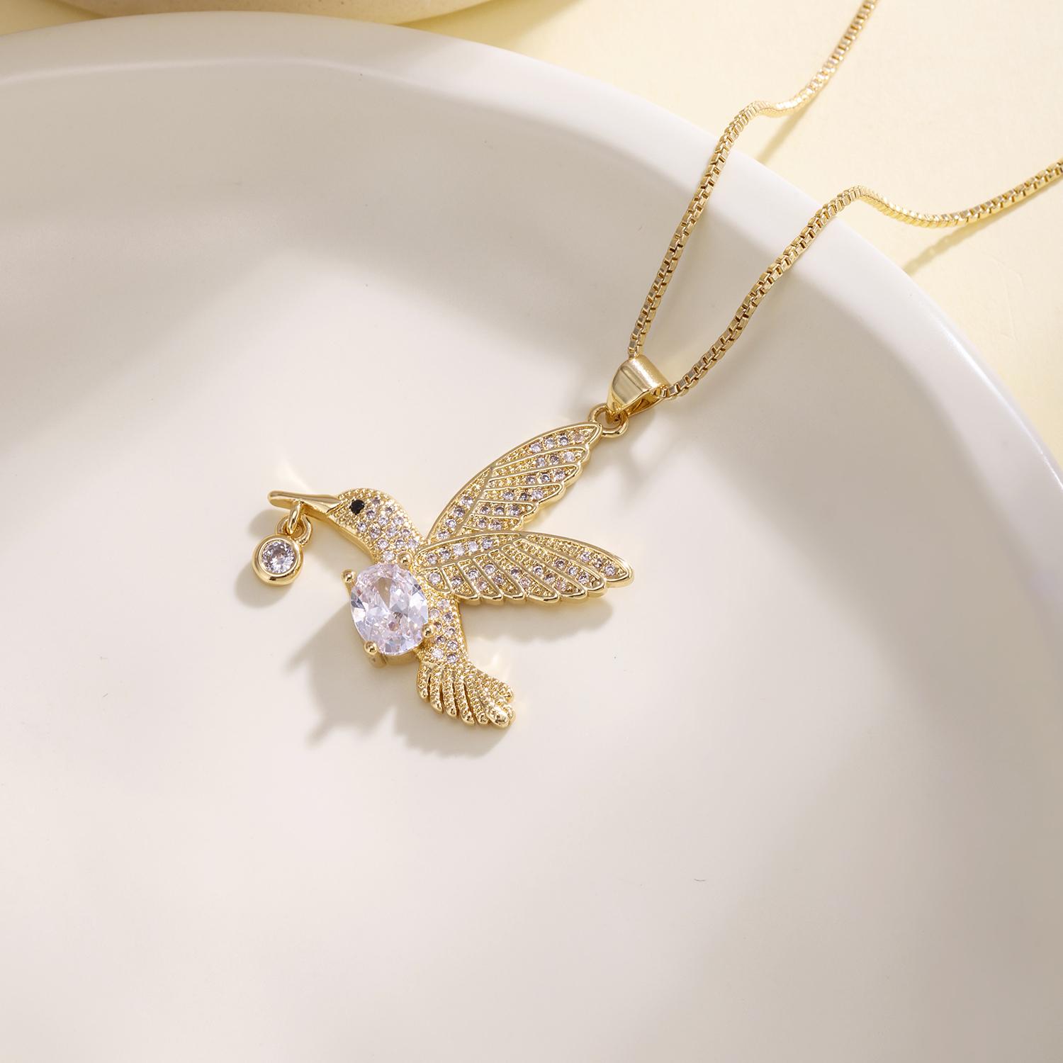 Nidin Hot Sale Hummingbird Necklace For Women Girl Cubic Zirconia Pendant Dainty Bird Clavicle Chain Fashion Animal Jewelry Gift белый
Nidin Hot Sale Hummingbird Necklace For Women Girl Cubic Zirconia Pendant Dainty Bird Clavicle Chain Fashion Animal Jewelry Gift белый