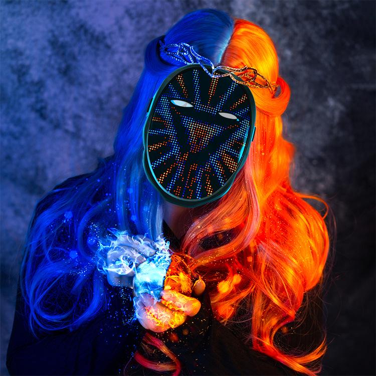 LED Face-Changing Mask: Halloween Horror Party Glow Mask Rechargeable Version
LED Face-Changing Mask: Halloween Horror Party Glow Mask Rechargeable Version