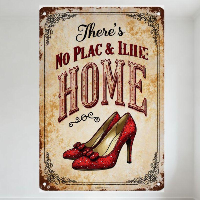 Vintage There s NO PLACE LIKE HOME Metal Tin Sign with Polka Dot Shoes & Floral Border - Retro Home Decor for Kitchen/Bedroom 20x30cm(7.8x11.8inch)
Vintage There s NO PLACE LIKE HOME Metal Tin Sign with Polka Dot Shoes & Floral Border - Retro Home Decor for Kitchen/Bedroom 20x30cm(7.8x11.8inch)