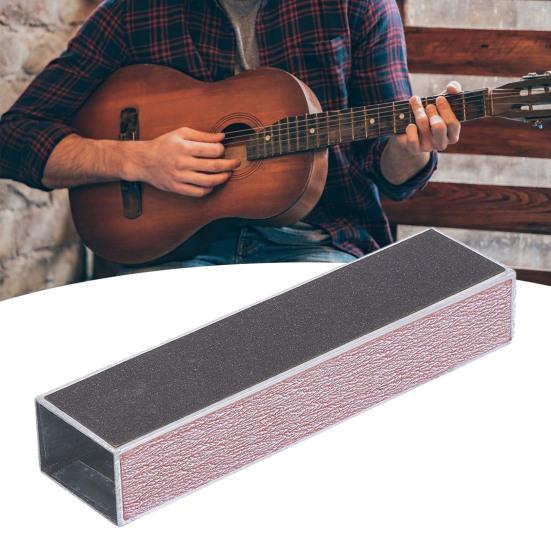 Guitar Fret Leveling Sanding Beam Aluminum Alloy Bass Guitar Leveler File Luthier Tool with Sandpaper for String Instrument Repair Polishing 15cm
Guitar Fret Leveling Sanding Beam Aluminum Alloy Bass Guitar Leveler File Luthier Tool with Sandpaper for String Instrument Repair Polishing 15cm