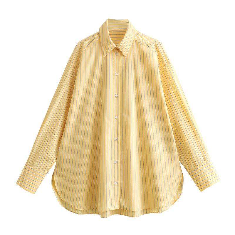 Kaslead Fashion Casual Stripes Poplin Shirt Yellow L
Kaslead Fashion Casual Stripes Poplin Shirt Yellow L
