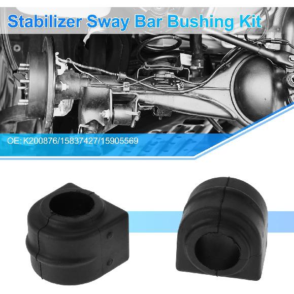 No.K200876/15837427/15905569 Front Left Front Right Stabilizer Sway Bar Bushing Kit for BUICK ENCLAVE 2008-2017 Rubber Suspension Kit Black 2 Pcs
No.K200876/15837427/15905569 Front Left Front Right Stabilizer Sway Bar Bushing Kit for BUICK ENCLAVE 2008-2017 Rubber Suspension Kit Black 2 Pcs