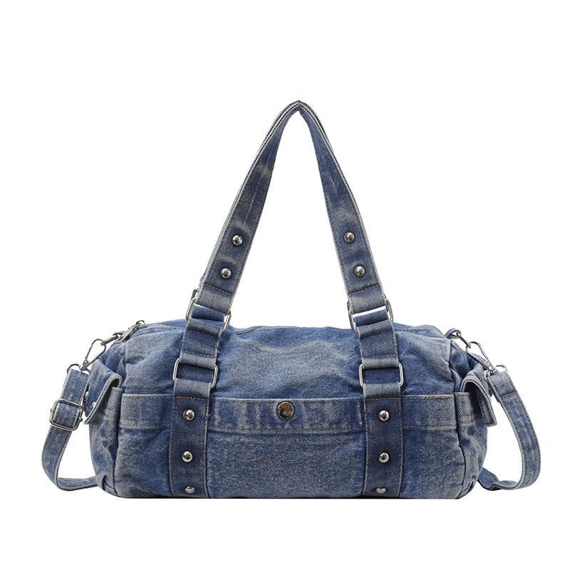 Denim Women Shoulder Bag Large Capacity Rivet Ladies Handbags Shopping Travel Female Big Totes Barrel-shaped Cowboy Armpit Bag светло-синий
Denim Women Shoulder Bag Large Capacity Rivet Ladies Handbags Shopping Travel Female Big Totes Barrel-shaped Cowboy Armpit Bag светло-синий